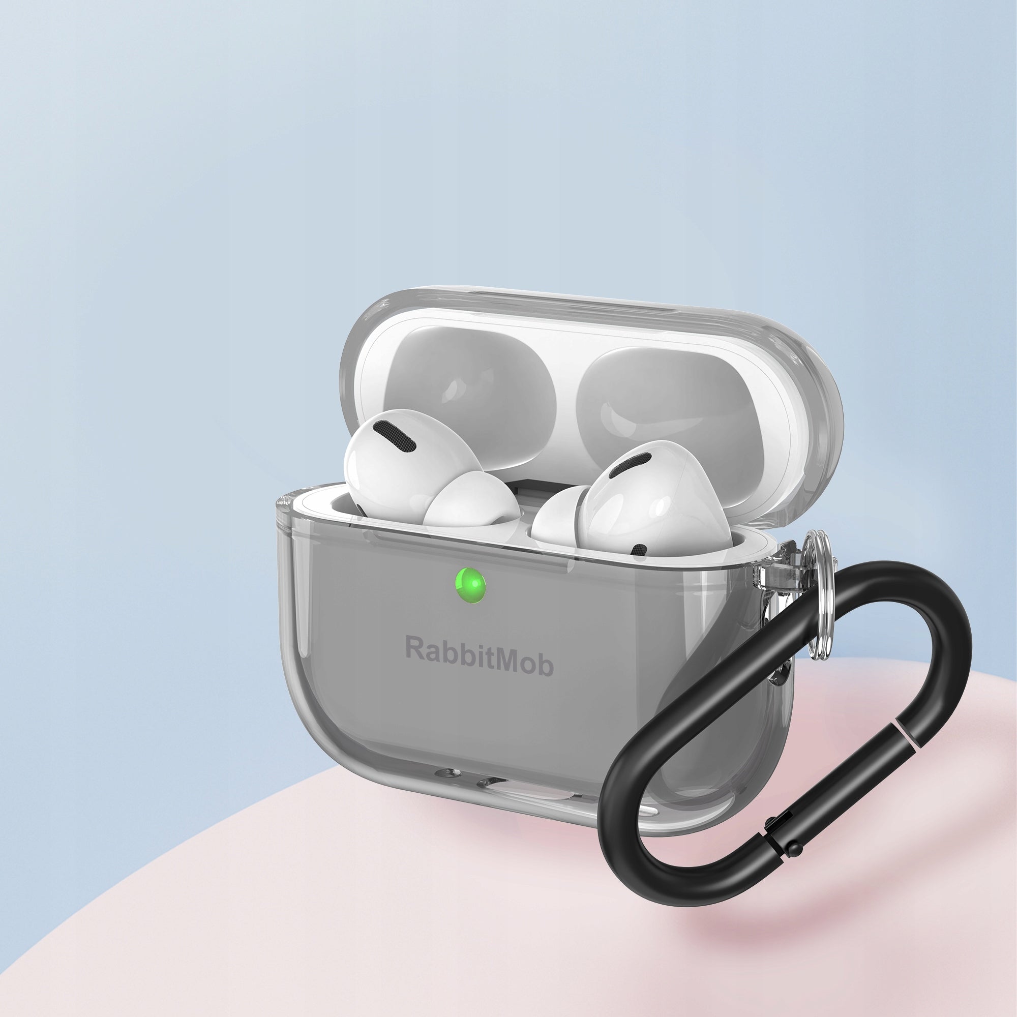 RabbitMob Case for Apple AirPods Pro 3, PREMIUM TPU, Cover Case | Black Packaging status original