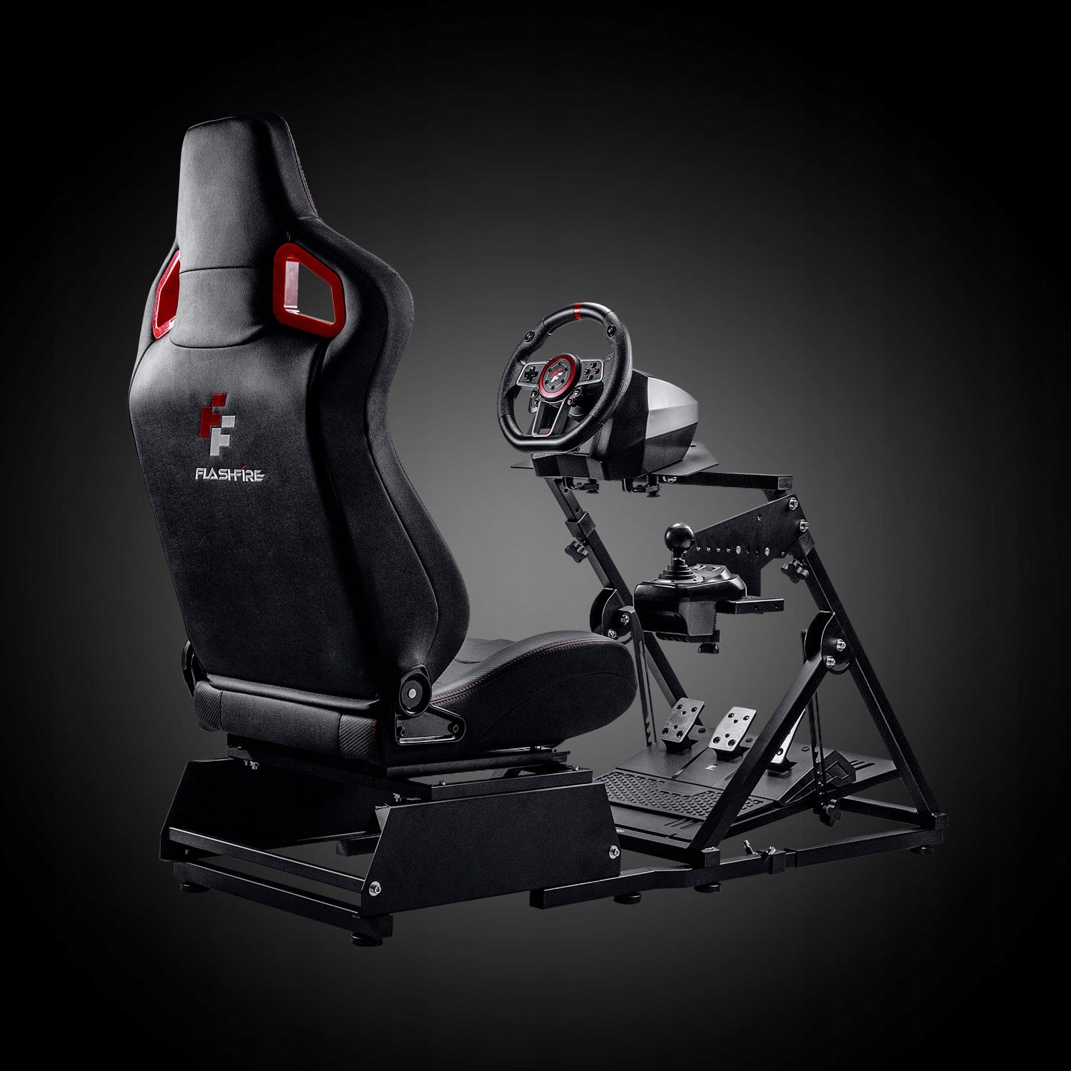 Racing cockpit for Simracing (Fotel+stand) - FlashFire SET Brand FlashFire