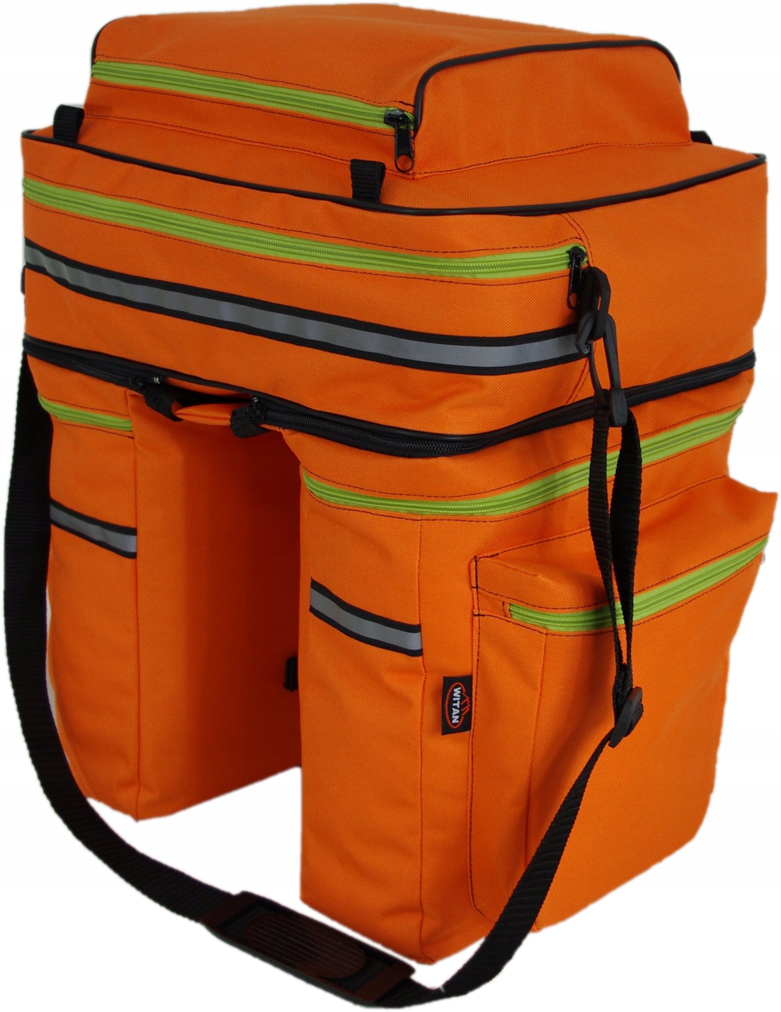 Rack bag, 3-compartment bicycle, NEW COLORS Model Sakwakolor
