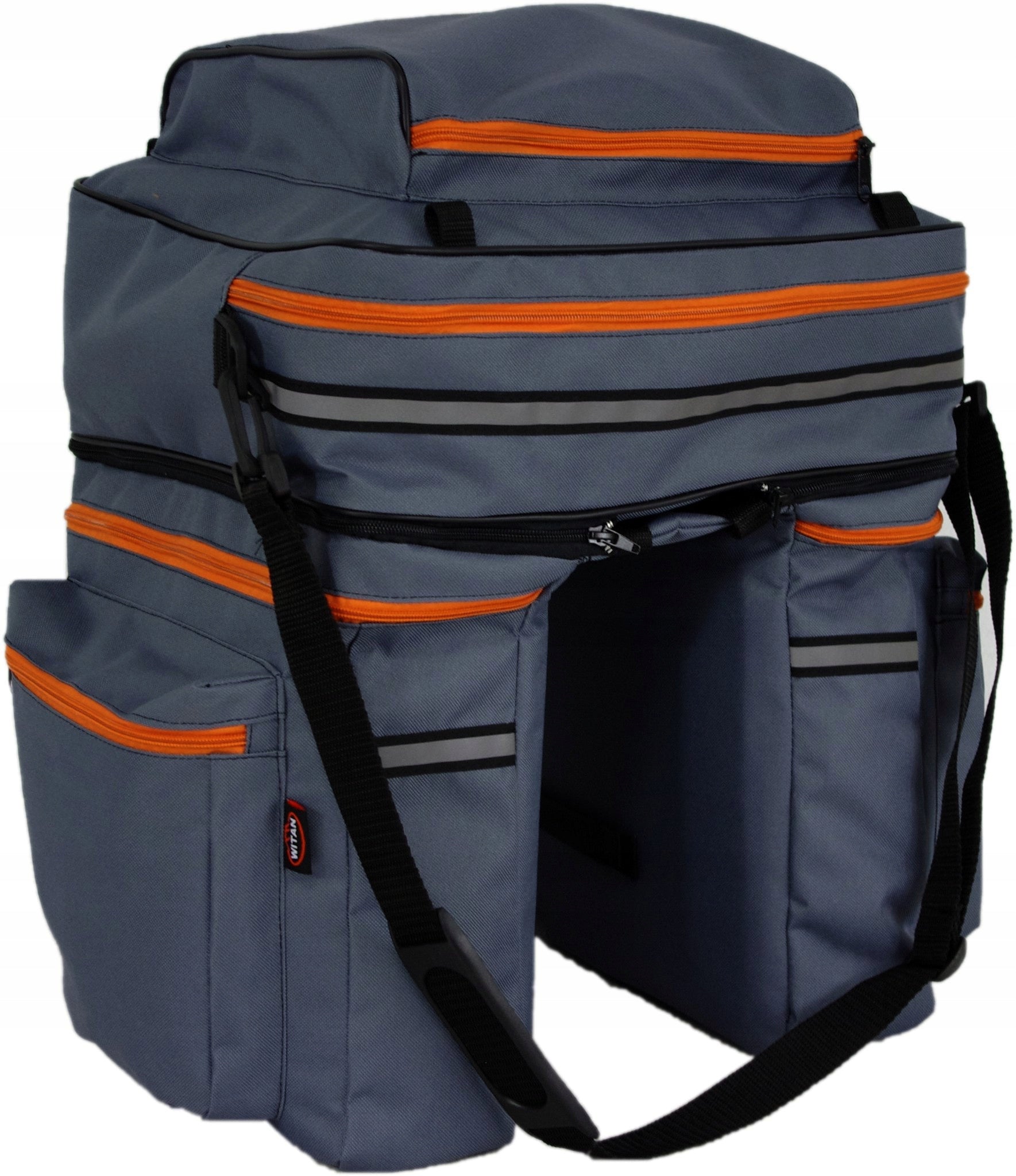 Rack bag, 3-compartment bicycle, NEW COLORS