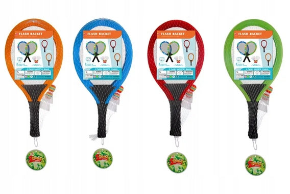 Rackets Pallets Babington Beach Tennis Badminton Glowing LED + 2 DARTS Kind racket set