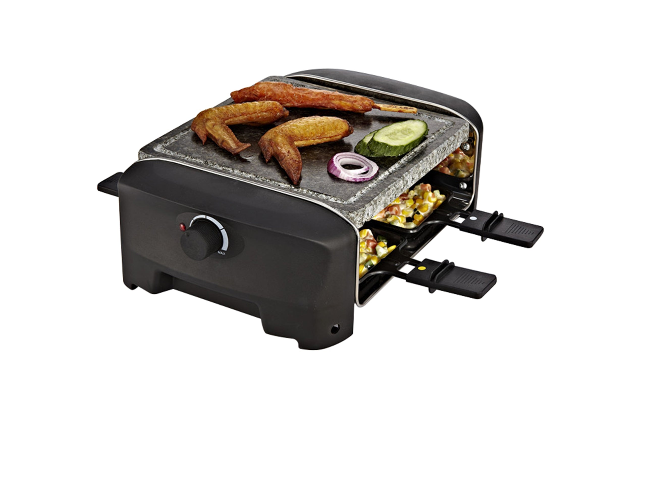 Raclette electric grill Princess 01.162810.01.001 black 600 W Power rating 600 W