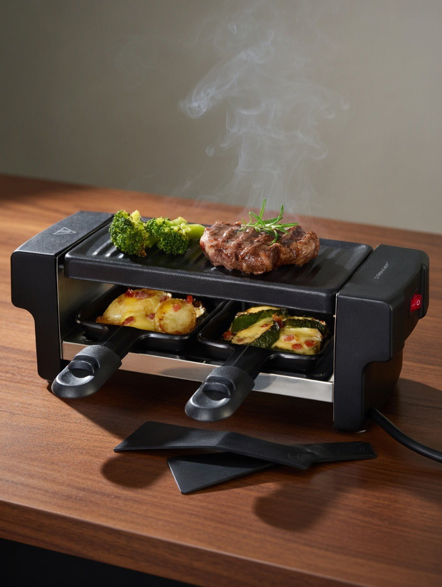 Raclette electric grill SilverCrest SRG 350 B3 black 350 W