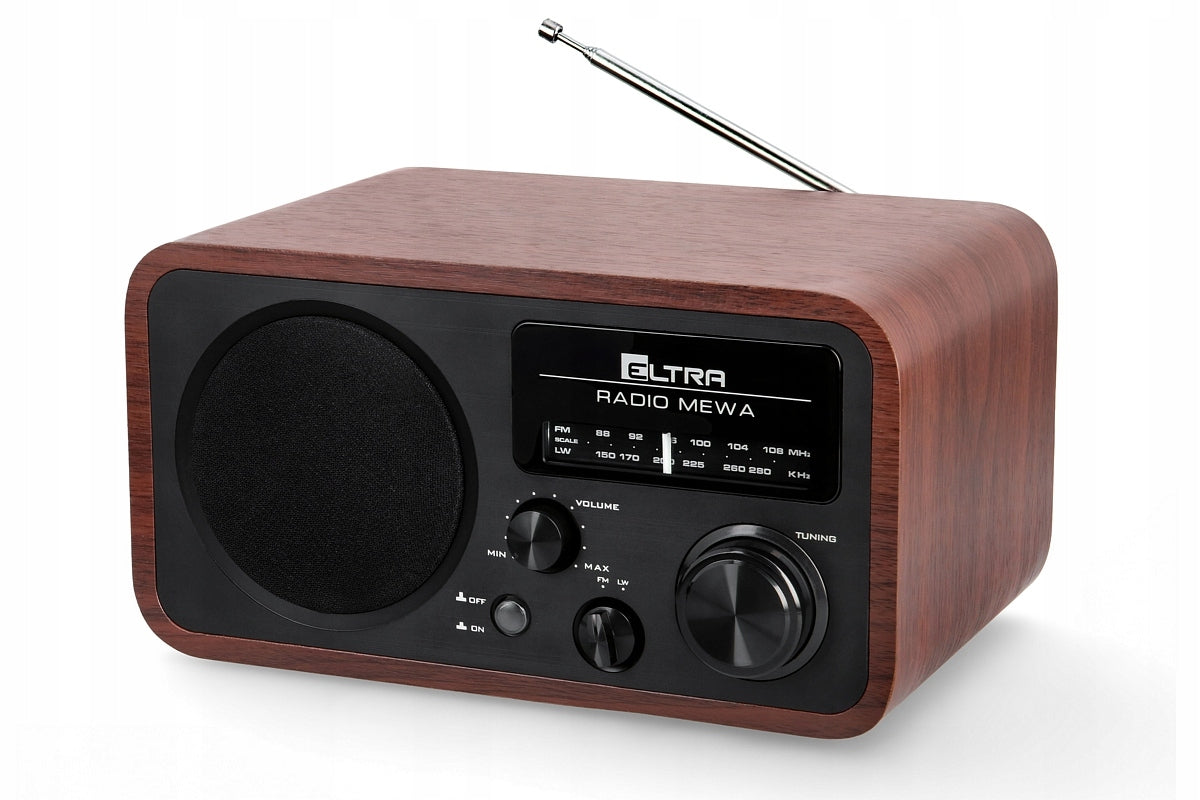 Radio Eltra Seagull wood brown,black Polish retro kitchen office Manufacturer code 5907727027851