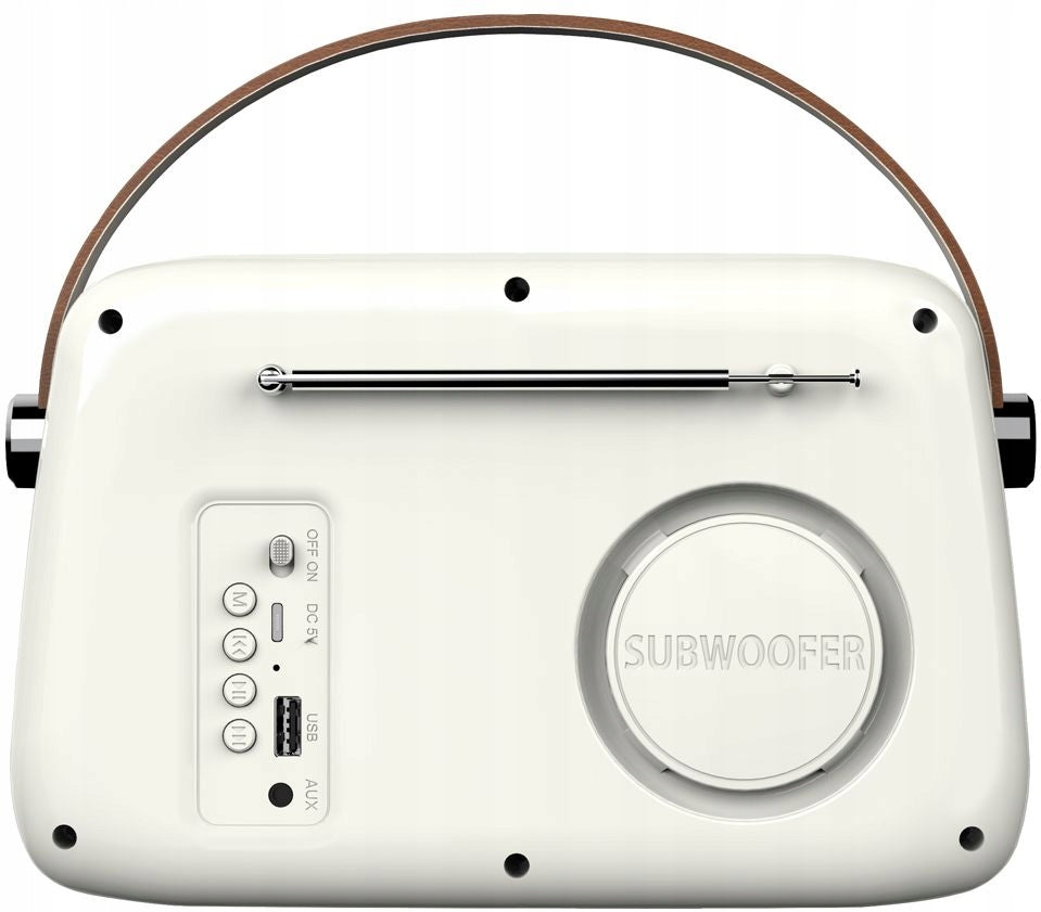 Radio Portable Wireless Savio FM Bluetooth Rechargeable Retro Vintage Manufacturer code 5901986049654