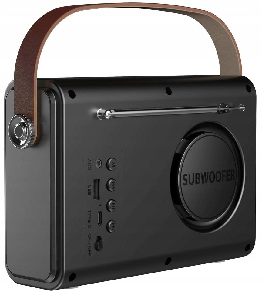 Radio Portable Wireless Savio FM Bluetooth Rechargeable Retro Vintage Manufacturer code SAVRS-01