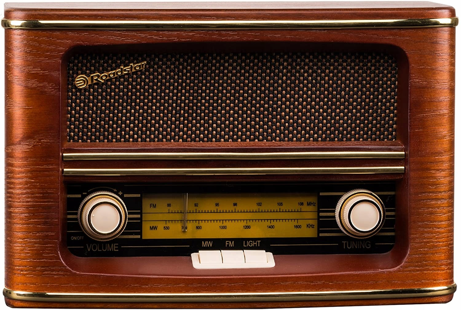 Radio Retro Analog AM FM HRA-1500N Roadstar