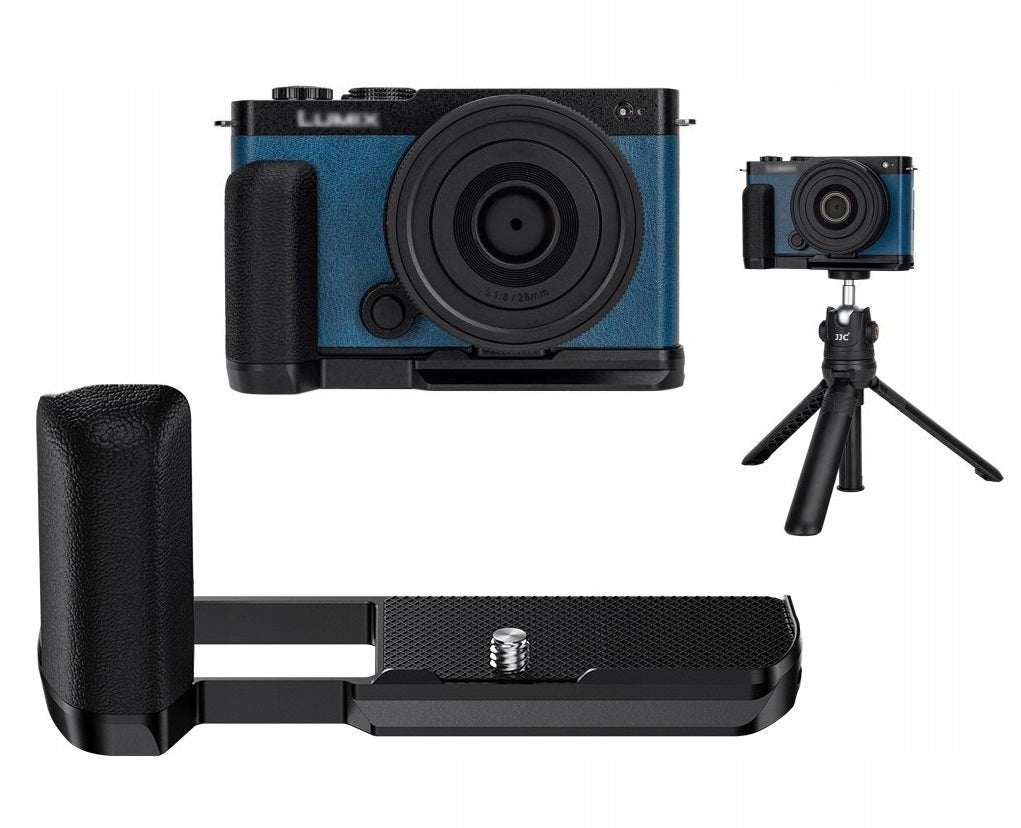Rail Cage Video Grip Holder 1/4'' Thread for Panasonic Lumix S9 JJC