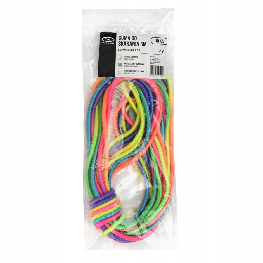 Rainbow Braided Jumping Rubber Stretch 7m SMJ sport