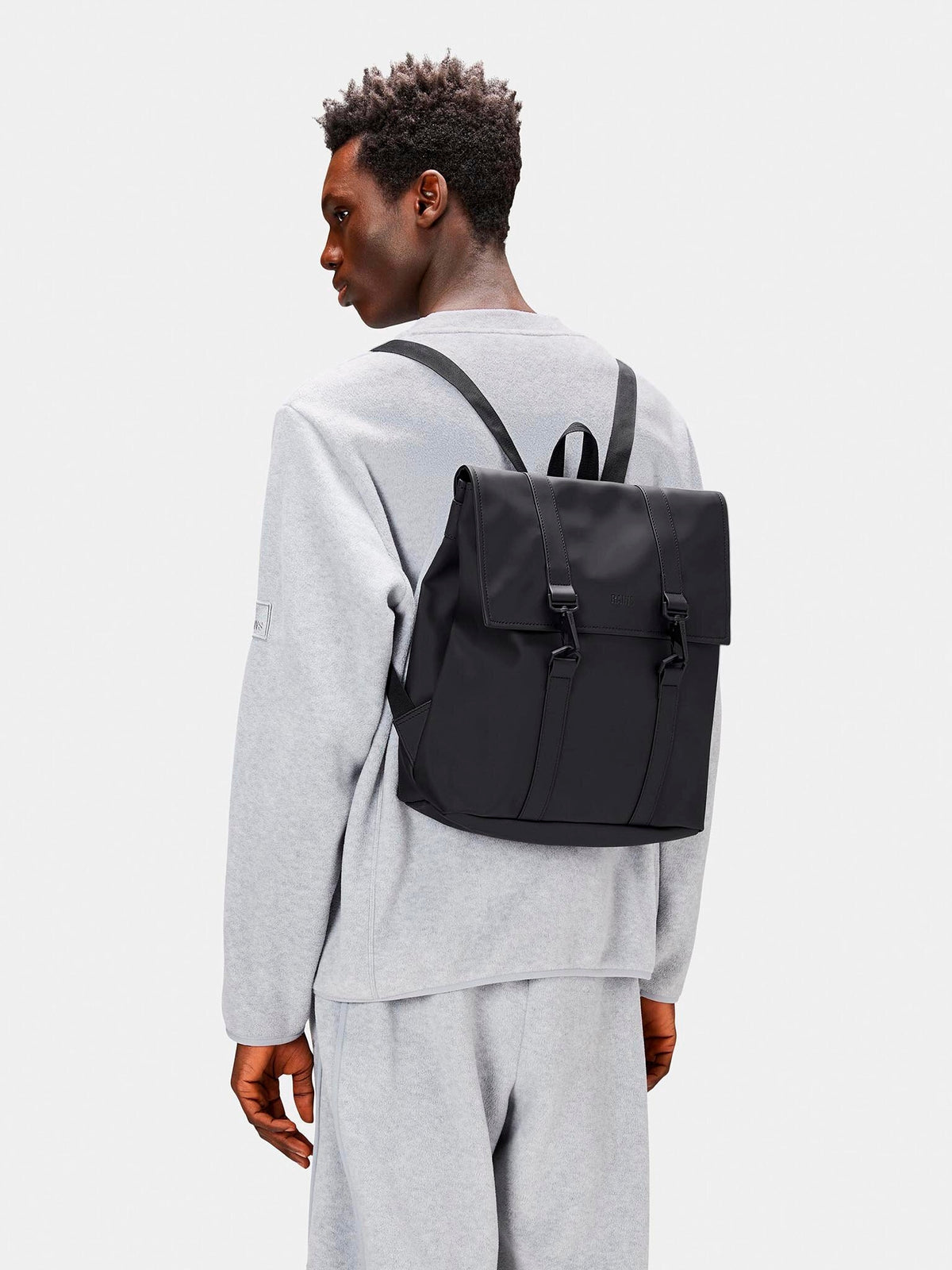 Rains Unisex Backpack RAINS-13310 BLACK Black Packaging status original