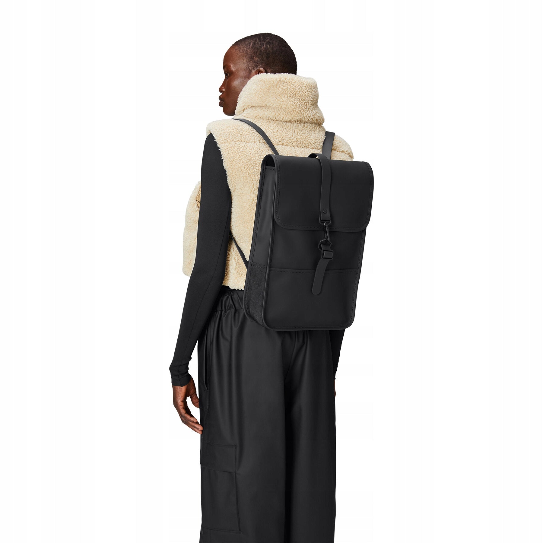 Rains unisex backpack Black Backpack Mini W3 130 Packaging status original