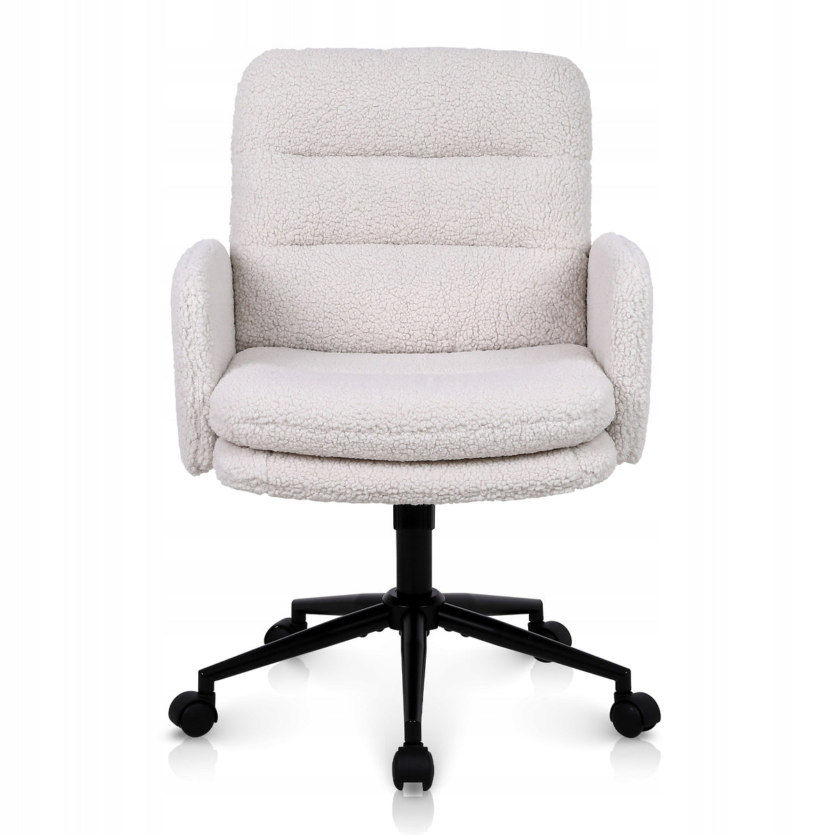 Ralex-chair Krzesło biurowe, krzesło biurowe z imitacji kaszmiru, Krem