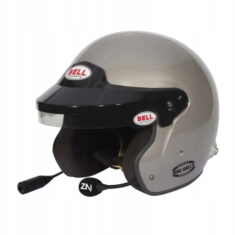 Rally helmet Bell MAG Rally, XL (61-61+), silver, (FIA 8856-2015)