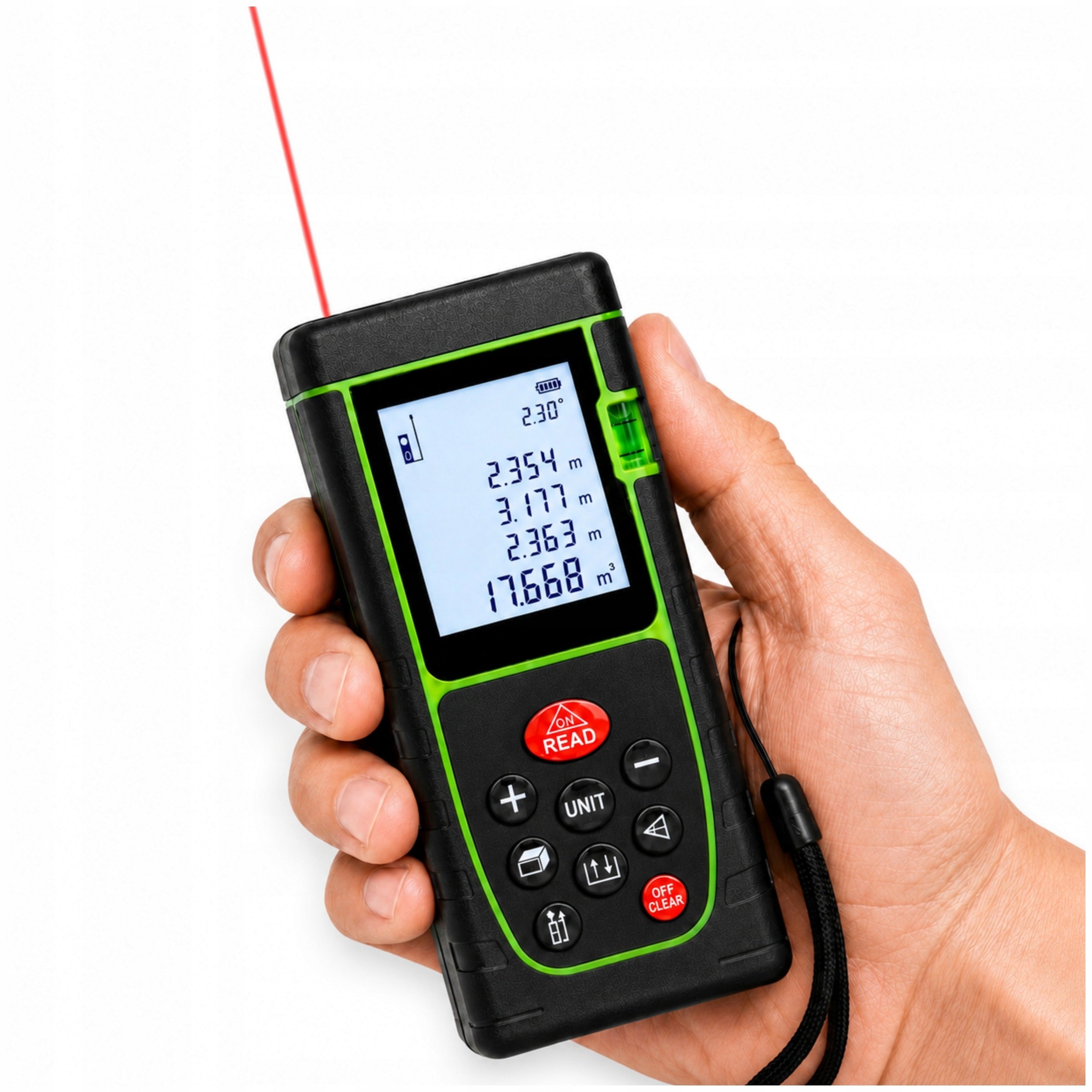 Rangefinder Laser Surface Distance Meter Digital 40m Level