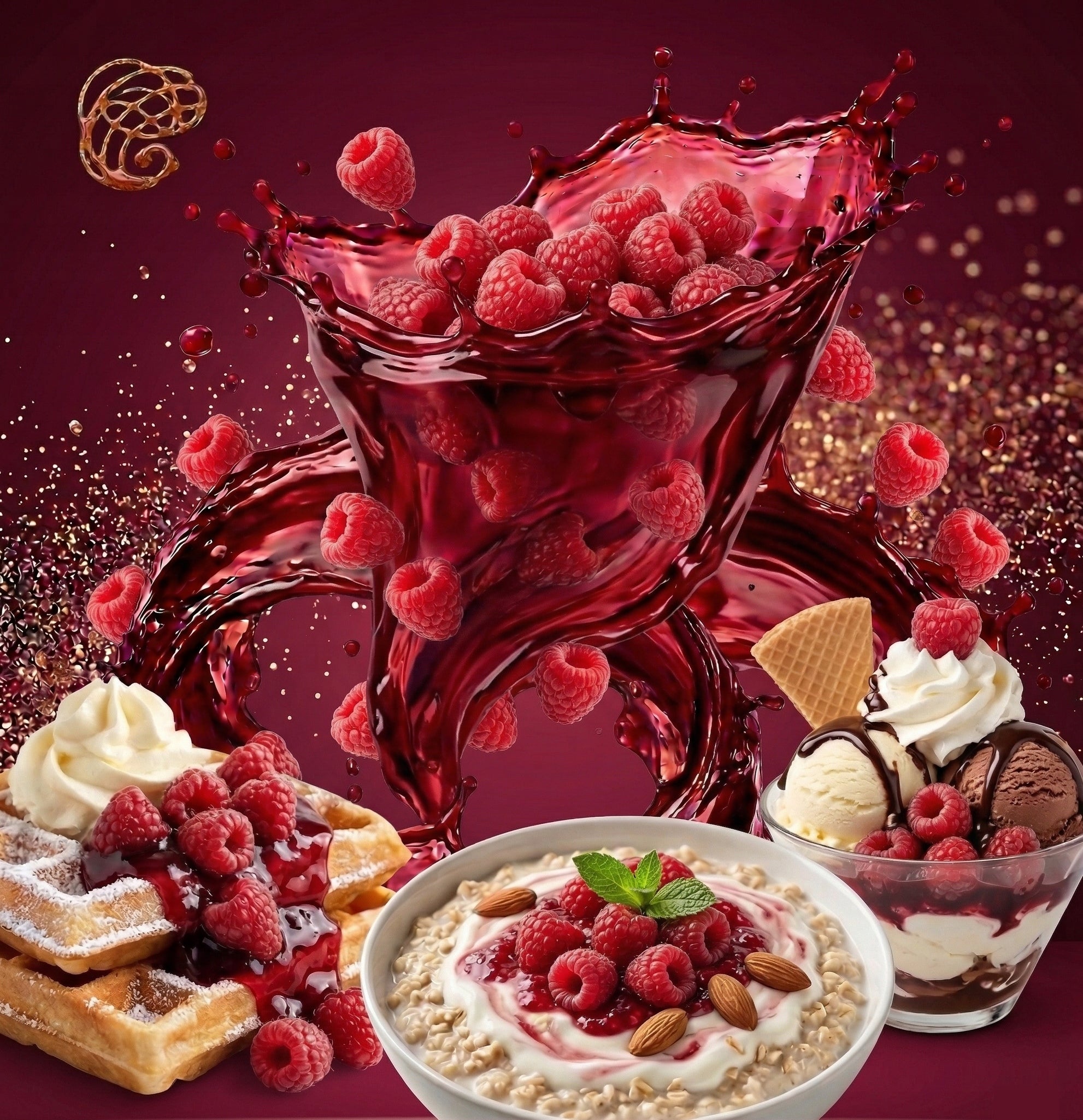 Raspberries in gel without sugar 1100g Przygoda LOW CARB, KETO OK Dietary FIT Packaging status original