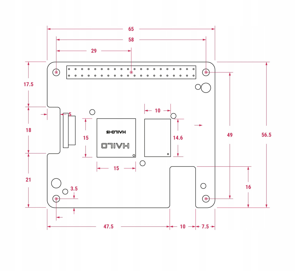 Raspberry Pi AI HAT+ 2 AI 40 TOPS Accelerator Module with 8GB RAM Packaging status original