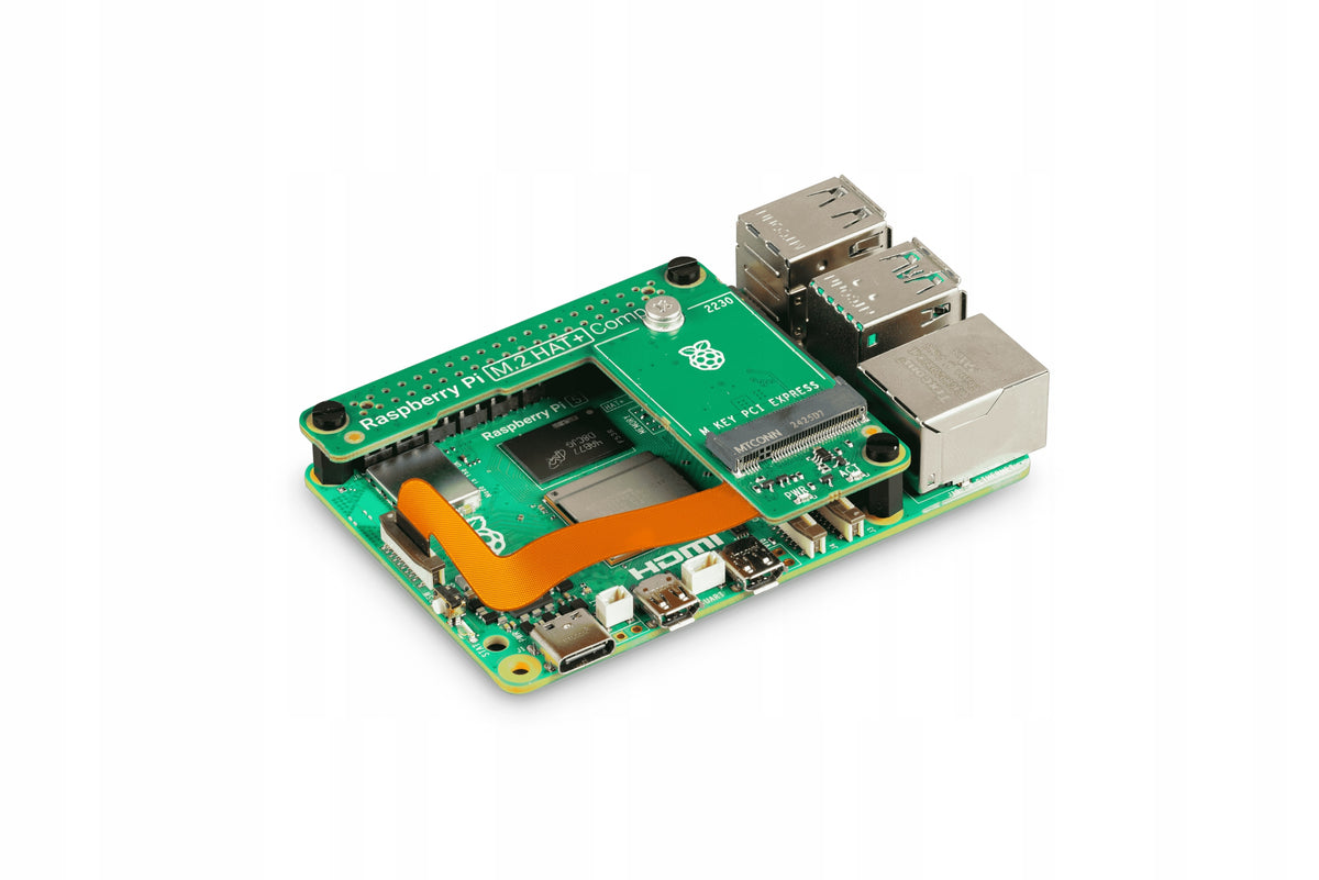 Raspberry Pi M.2 HAT+ (Compact) - M.2 extension module for Raspberry Pi 5 Manufacturer Raspberry pi