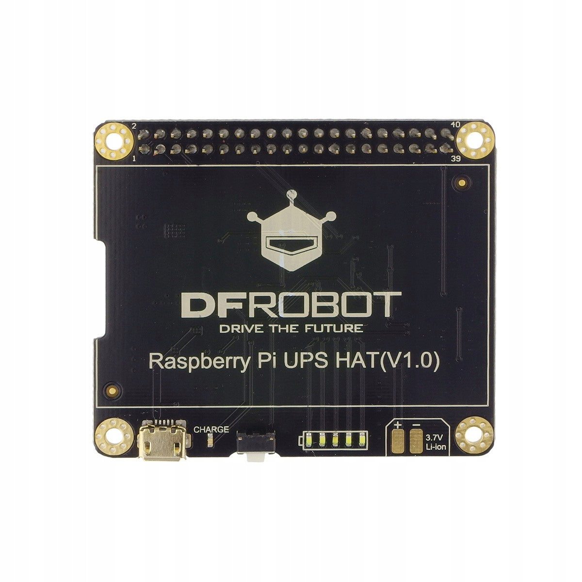 Raspberry Pi UPS HAT - Uninterruptible UPS Module for Raspberry Pi Manufacturer DFRobot