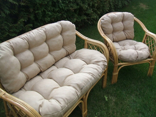 Ratan pillows comp. 6 pieces beige MANUFACTURER Manufacturer no brand