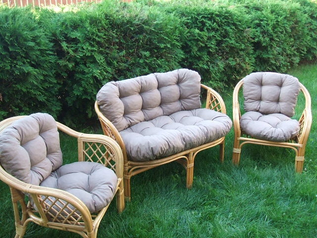 Ratan pillows comp. 6 pieces beige MANUFACTURER