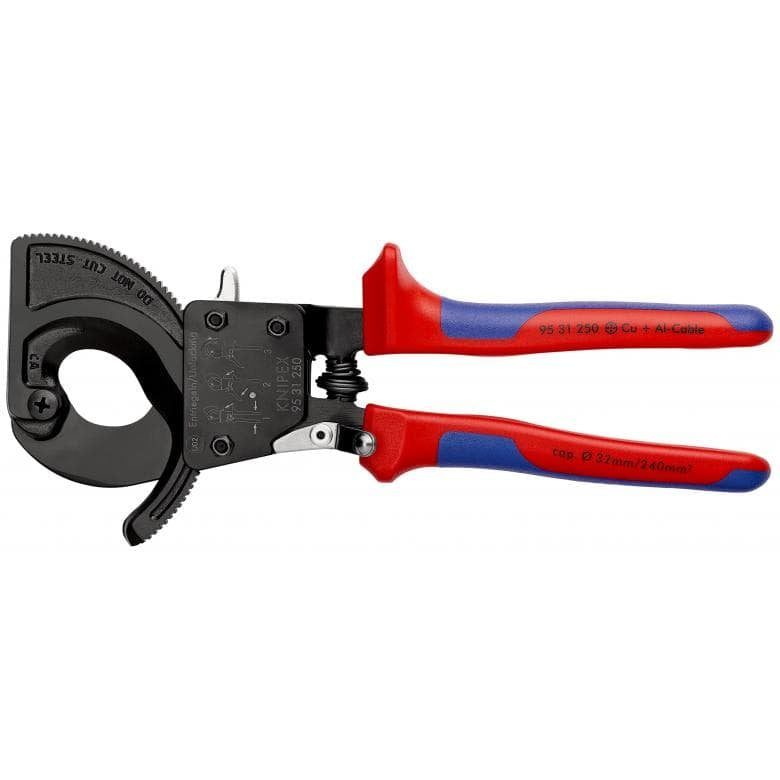 Ratchet cable cutter Knipex, 32 mm, 240 mm2 Kind pliers for insulation