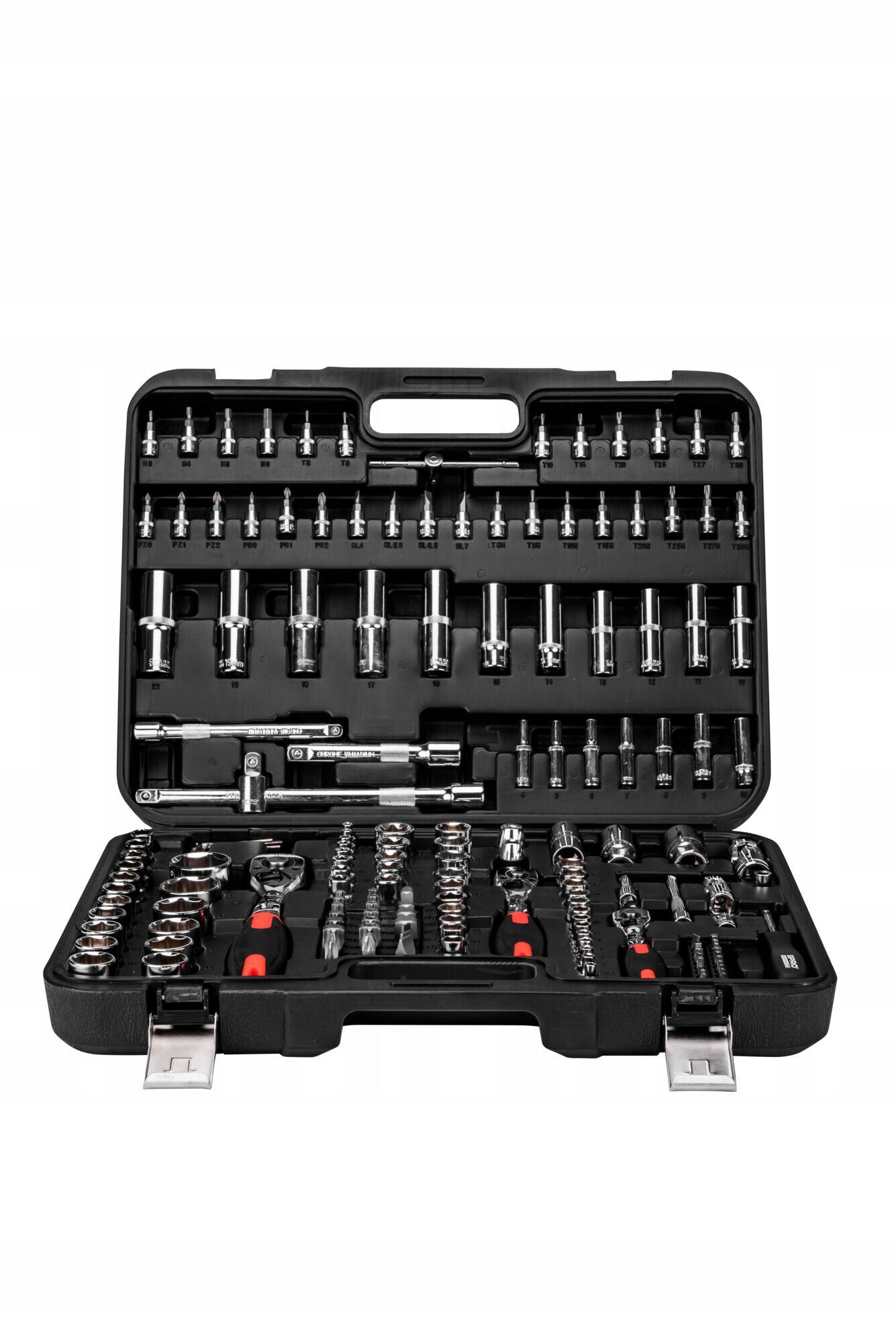Ratchet socket wrench set PRO CrV 172 pieces PRO WK428
