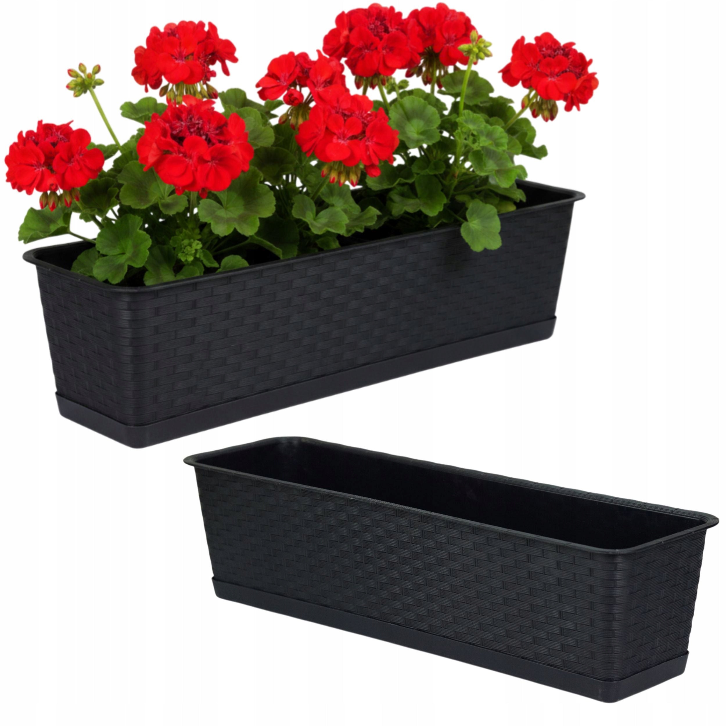 Ratolla balcony box with stand ISR500P Rectangular flower pot Packaging status original