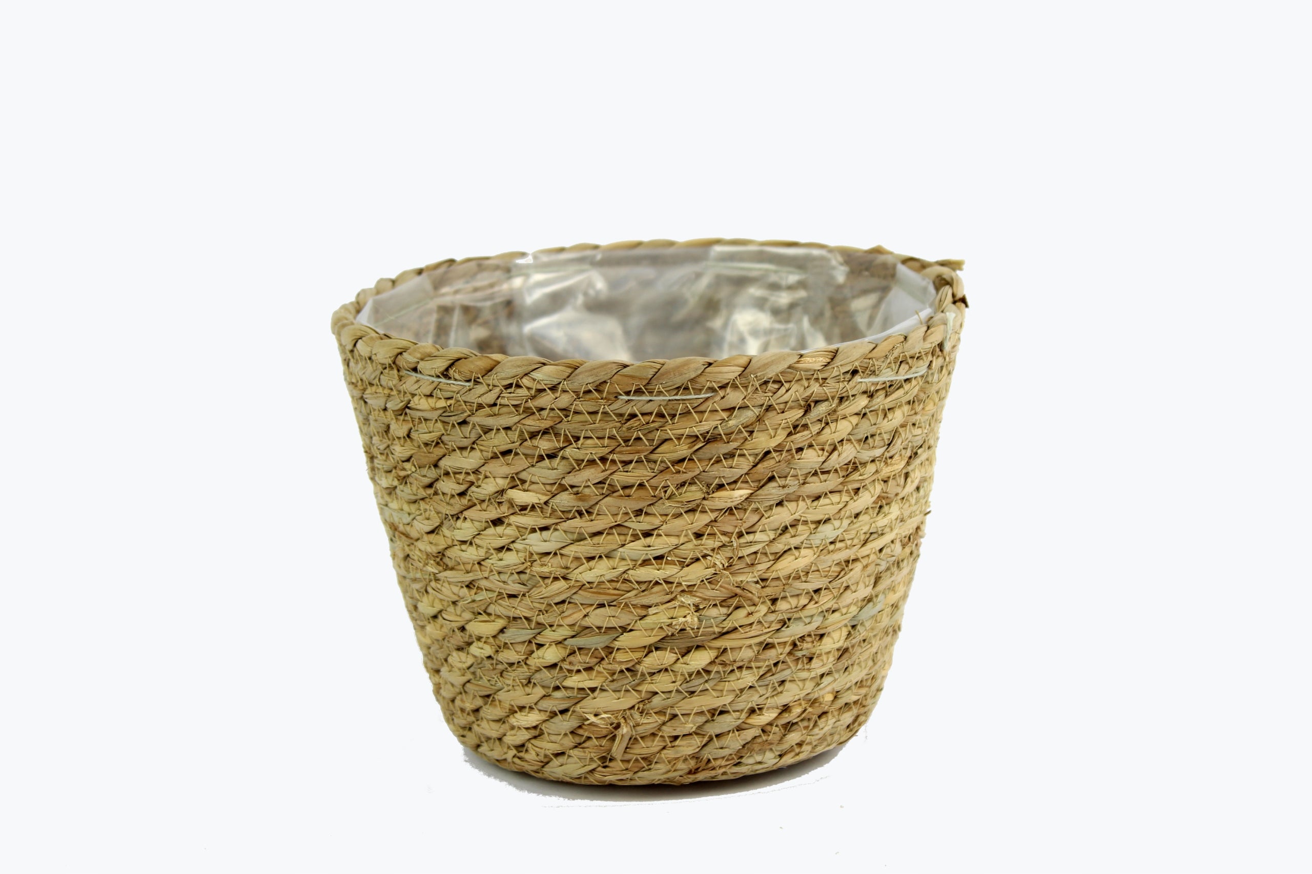 Rattan pot cover 17 x 21cm