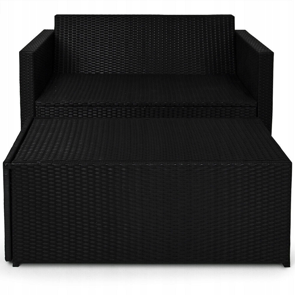 Rattan sofa for garden footrest bench cushion + EAN (GTIN) 5907541713268