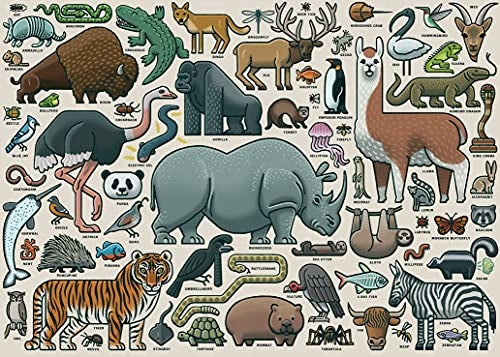 galvosūkis Ravensburger 1000 vienetų tu esi laukinis gyvūnas