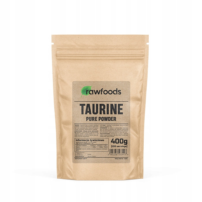 Rawfoods | Taurine 400g | Natural | Energy | Reduction | Body Support