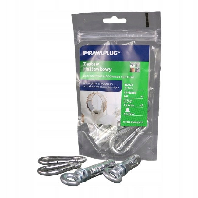 Rawlplug two-point ceiling swing set Brand Rawlplug