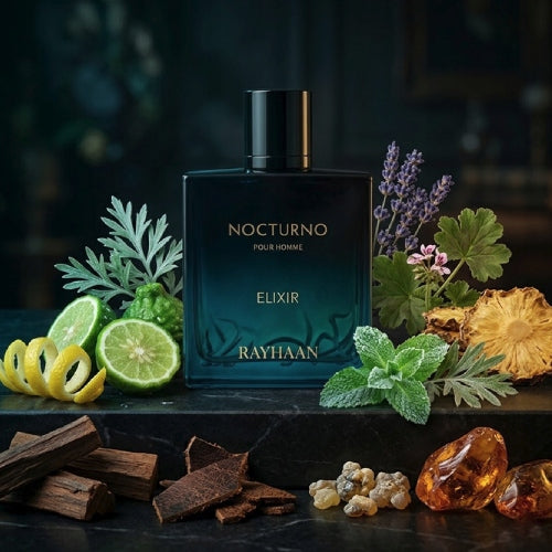 Rayhaan Nocturno Elixir EDP 100 ml - Men's Eau de Parfum Packaging volume 100 ml