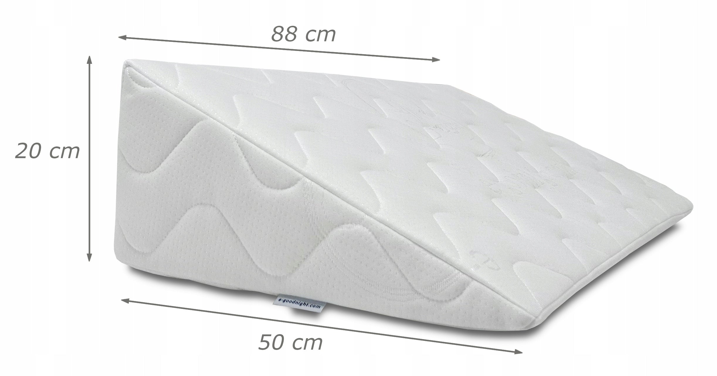 Reading Sleeping Pillow Wedge 20cm 50/88 Anti-Reflux EAN (GTIN) 5903686140686