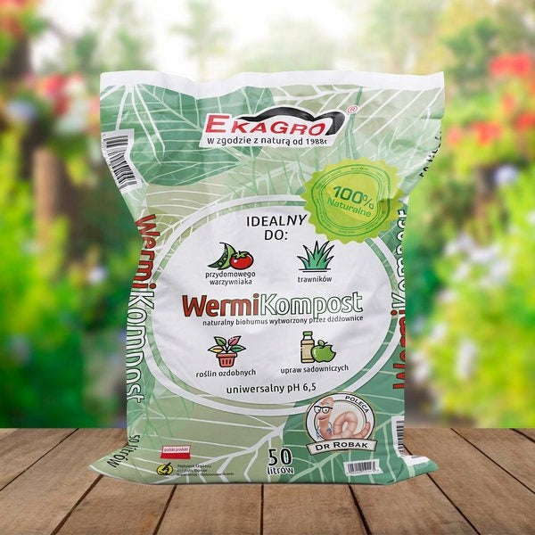 Real HUMUS from EARTHWORMS Biohumus Garden Land Biohumus Wermikompost Manufacturer code B60wp