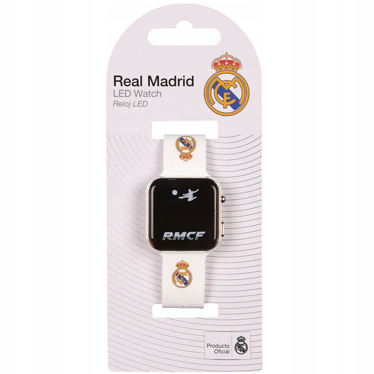 Real Madrid DIGITAL watch for boy LED wrist watch FOR PLAYER DATE AND TIME Manufacturer code RM00016