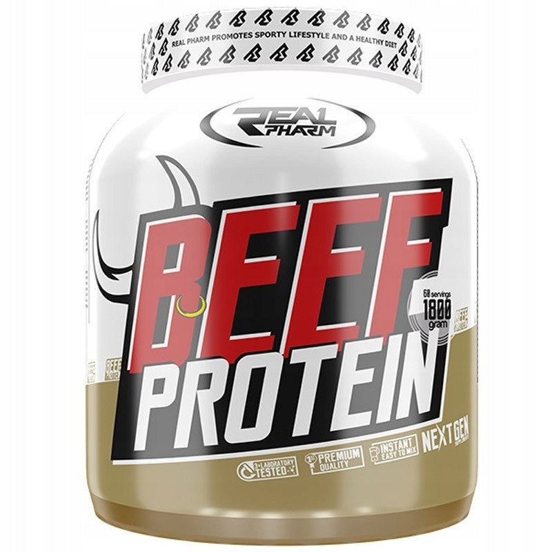 Real Pharm Beef Protein 1800g Beef Protein Diet Regeneration Caramel