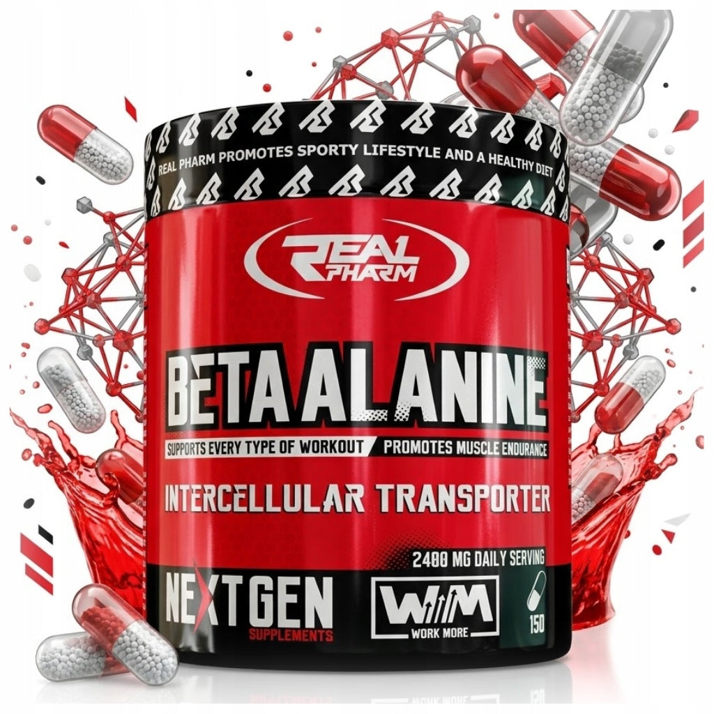 Real Pharm Beta Alanine 1100 mg 150 capsules Muscle Capacity Amino Acid