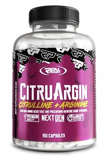 Real Pharm CitruArgin 150 capsules Citrulline Arginine regeneration