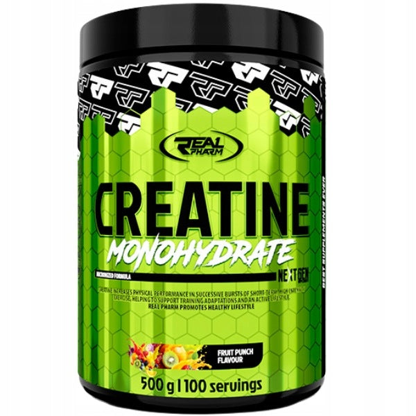 Real Pharm Creatine Monohydrate Fruit Punch 500g CREATINE MONO STRENGTH