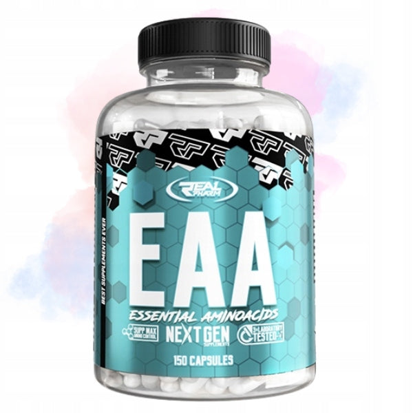 Real Pharm EAA 150 kaps Exogenous Amino Acids Regeneration Synthesis Protection
