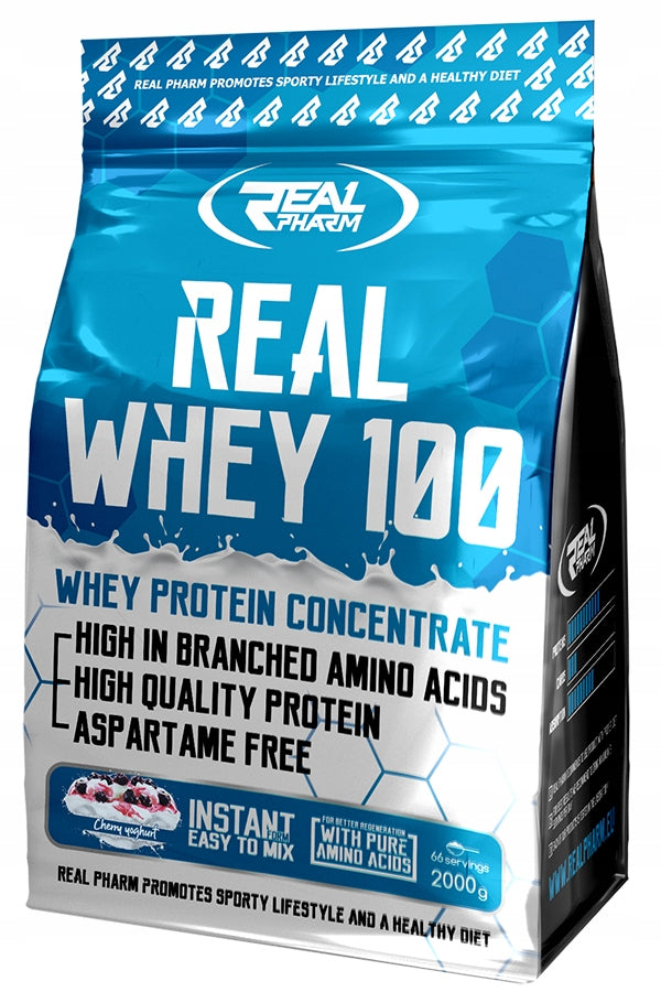 Real Pharm Real Whey 100 2000g cherry flavor yogurt cherry wpc