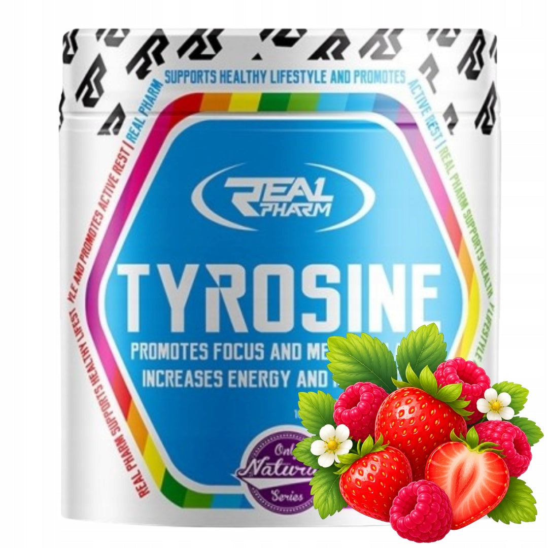 Real Pharm Tyrosine 200g tyrosine concentration serotonin concentration