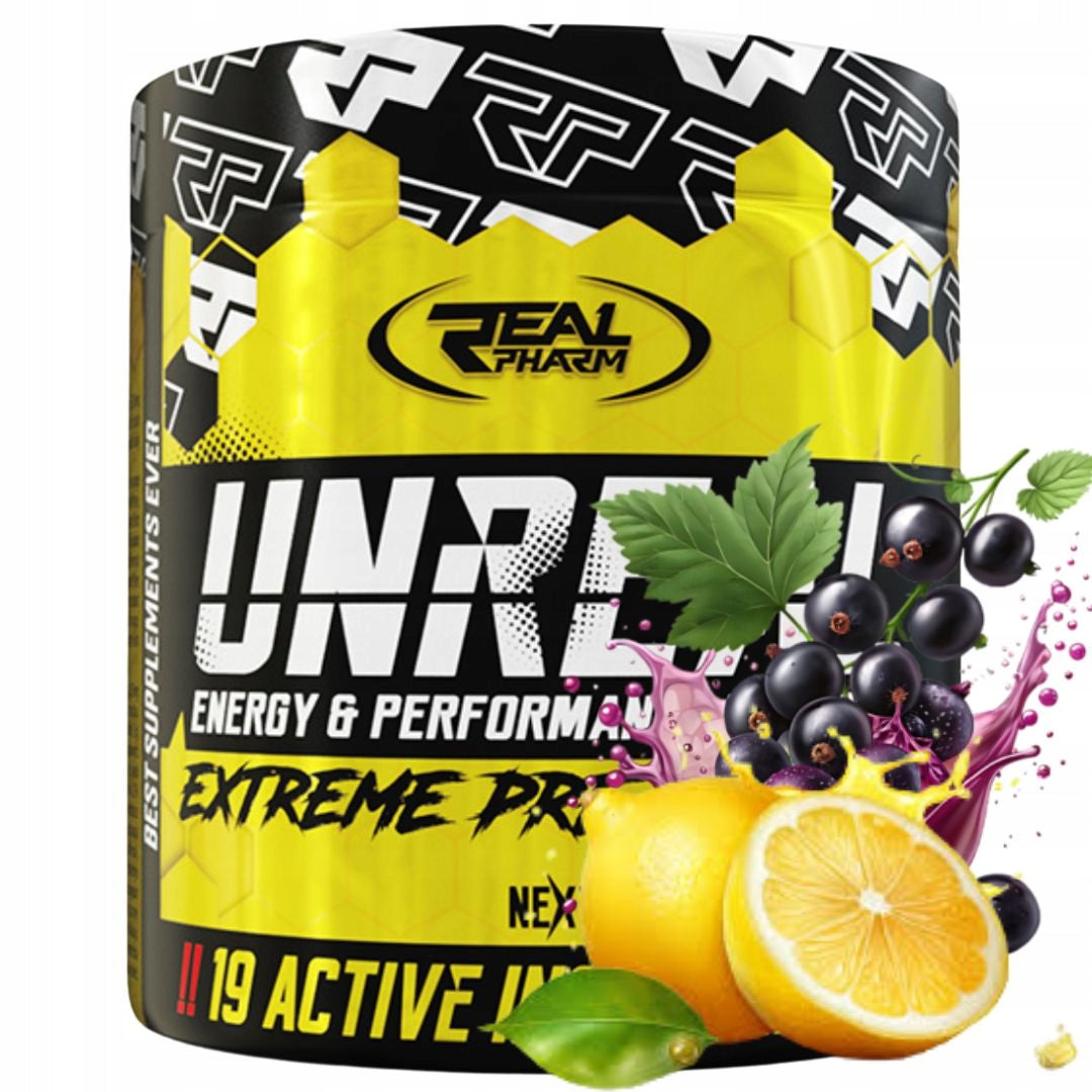 Real Pharm UNREAL 360g pre-workout pre-workout caffeine citrulline pump