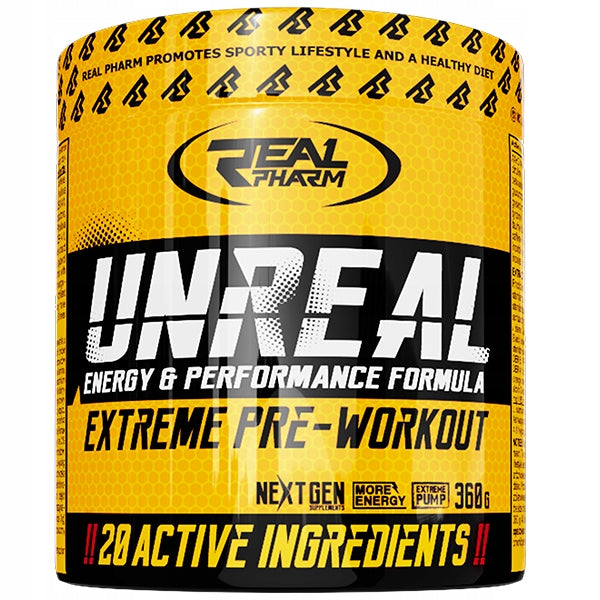 Real Pharm Unreal 360g BLACK CURRANT pre-workout