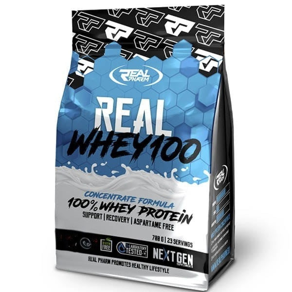 Real Pharm Whey 700 g Banana WPC PROTEIN POWER MUSCLE BUILDING MUSCLE REGENERATION