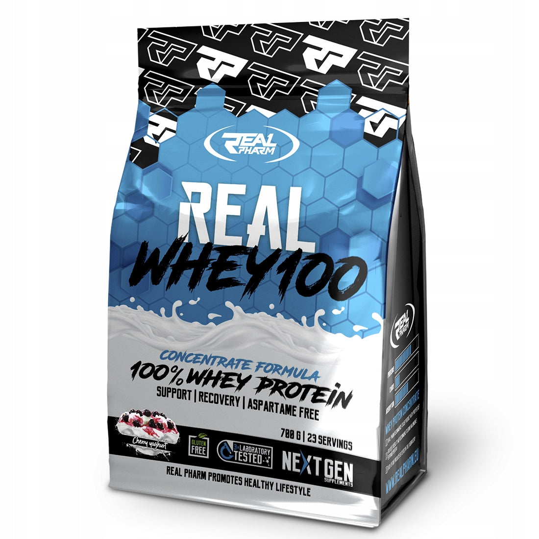 Real Pharm whey concentrate WPC caramel powder 700g