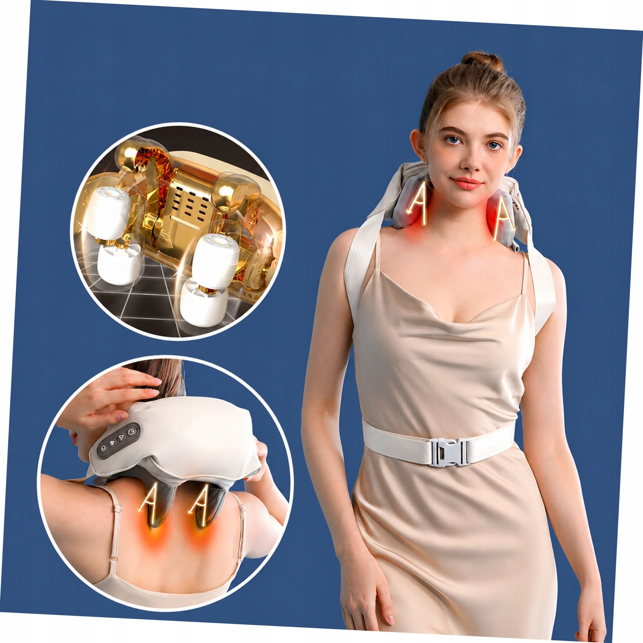 Real Prices Krzysztof Alchimionek Shiatsu Massager for Back Neck Manufacturer code RC-K-1812