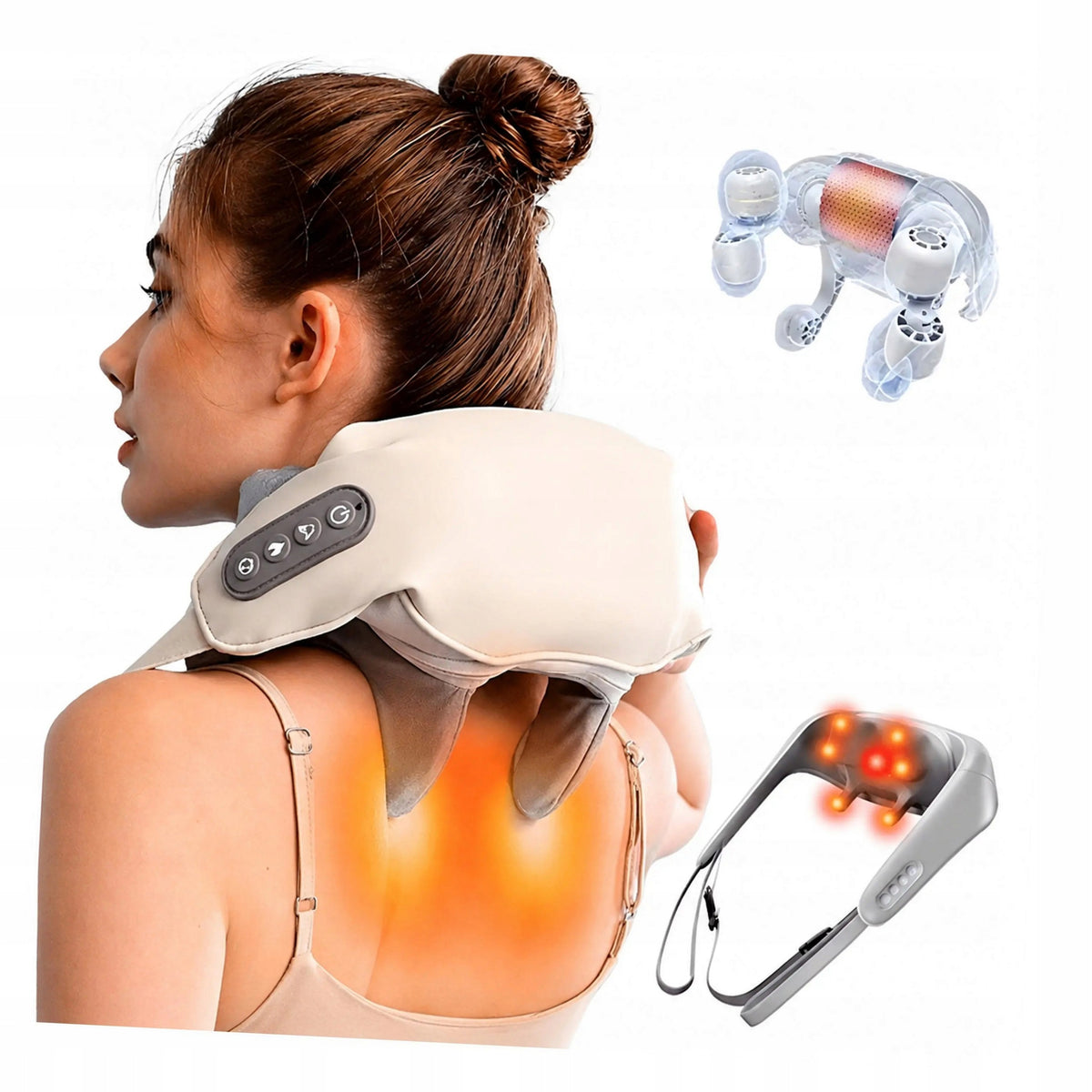 Real Prices Krzysztof Alchimionek Shiatsu Massager for Back Neck