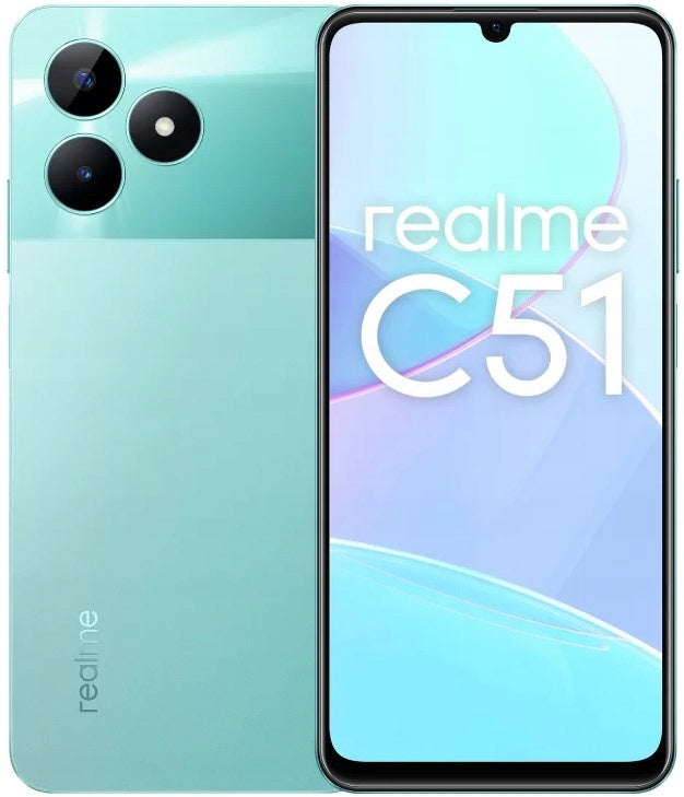 Realme C51 (Mint Green) 4/128 GB NFC 5000 mAh | 90 Hz